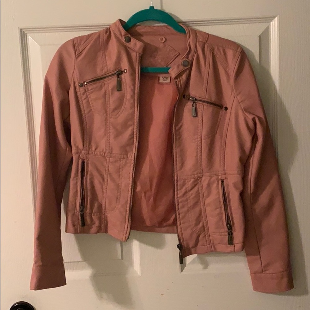 Cute leather jacket